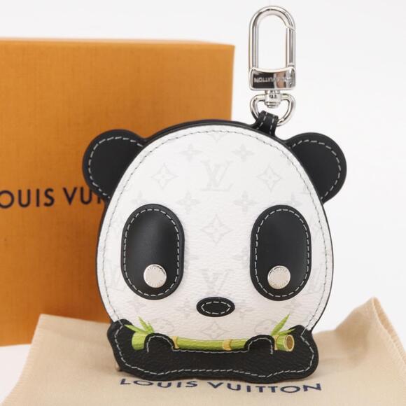 LOUIS VUITTON Monogram Bag Charm L Panda Charm White Black M03397 Auth 155958SM - Picture 12 of 16